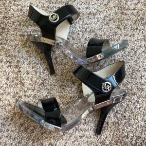 Michael Kors Black Patent leather sandal